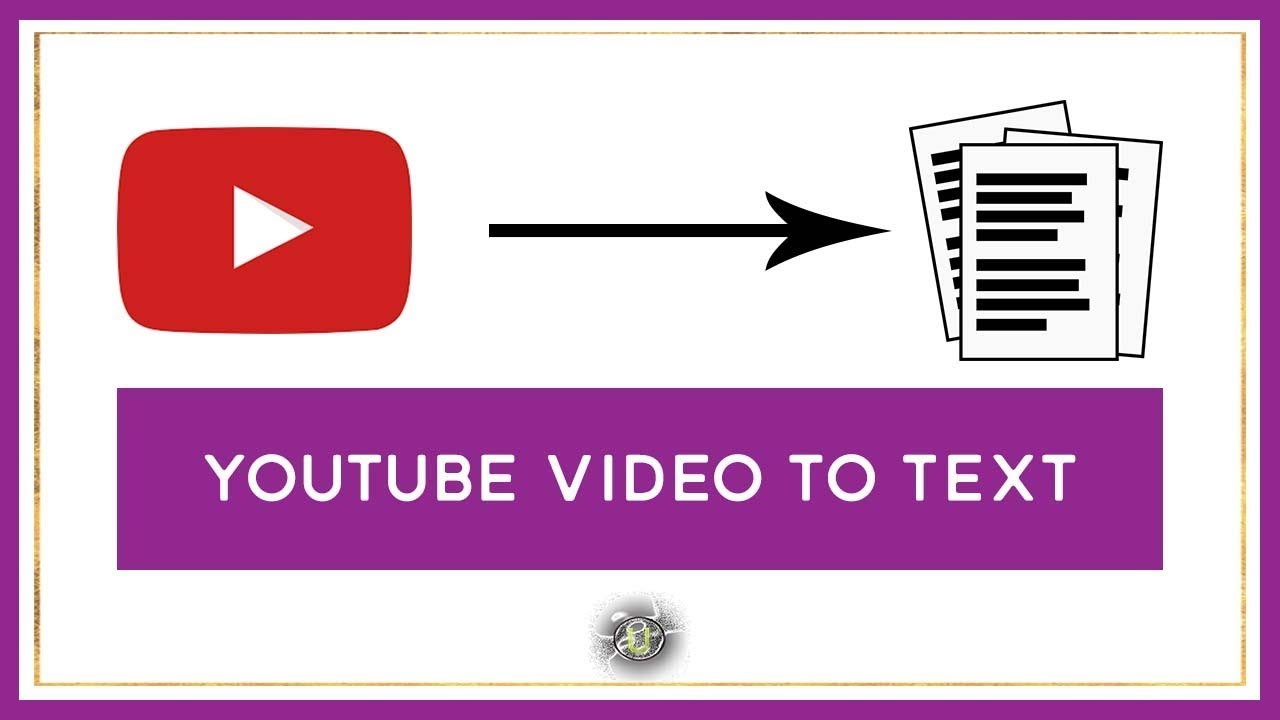 transcribe from youtube