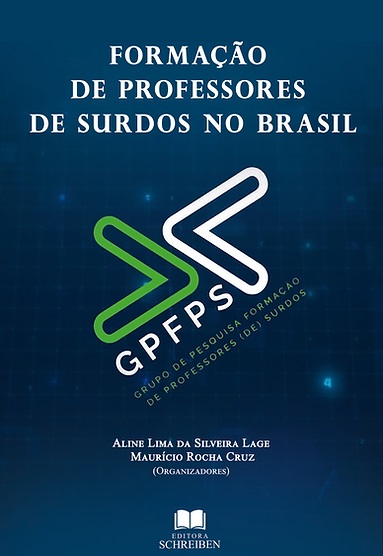 Livro capa azul com símbolo que são duas setas de sentido contrário quase se tocando